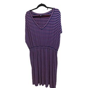 Land's‎ End Dress Womens 2X 22/24W Casual Summer Vacation Relaxed Plus Comfort